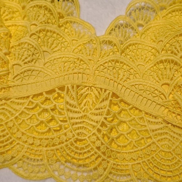 ☀️NWT FREE PEOPLE Sunrise to Sunset Bra In Sunny Day - Picture 7 of 9